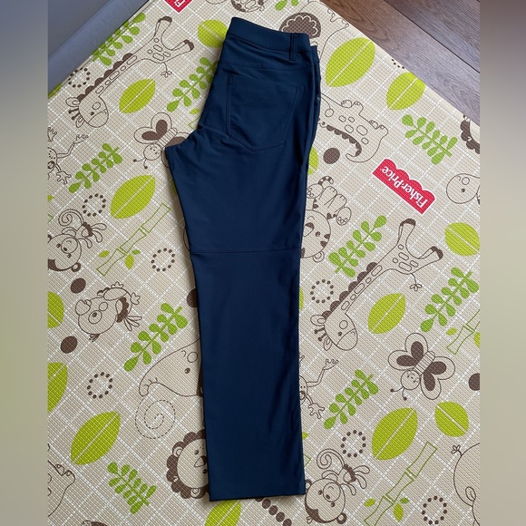 NWOT Lululemon ABC Classic Fit 5 Pocket Pants Men’s Size 30 Navy Blue Color - Picture 12 of 16